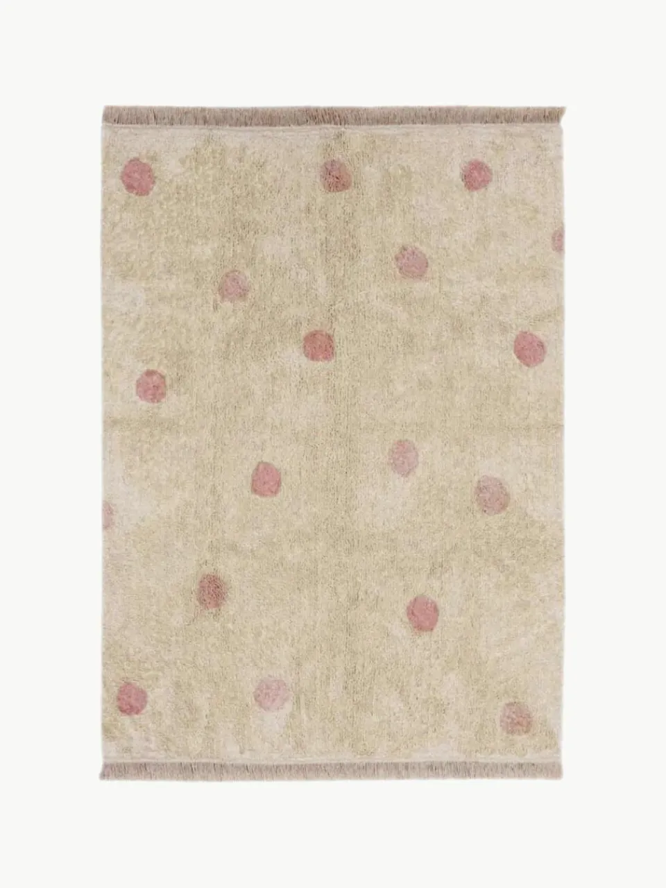 Handgeweven kindervloerkleed Hippy Dots, wasbaar^Lorena Canals Sale