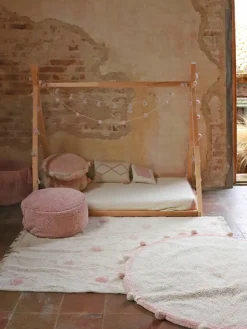 Handgeweven kindervloerkleed Hippy Dots, wasbaar^Lorena Canals Sale