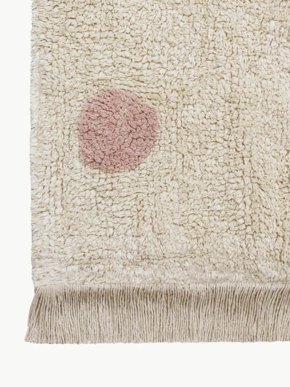 Handgeweven kindervloerkleed Hippy Dots, wasbaar^Lorena Canals Sale