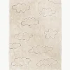 Handgeweven kindervloerkleed Clouds met hoog-laag effect, wasbaar^Lorena Canals Hot