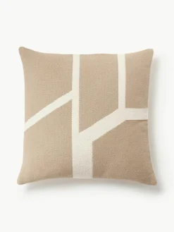Handgeweven kussenhoes Asta met geometrisch patroon^Westwing Collection Sale