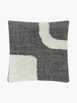 Handgeweven kussenhoes Wool^Westwing Collection Outlet