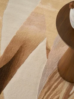 Handgeweven laagpolig vloerkleed Prismatic met hoog-laag effect^Rama Carpets Sale