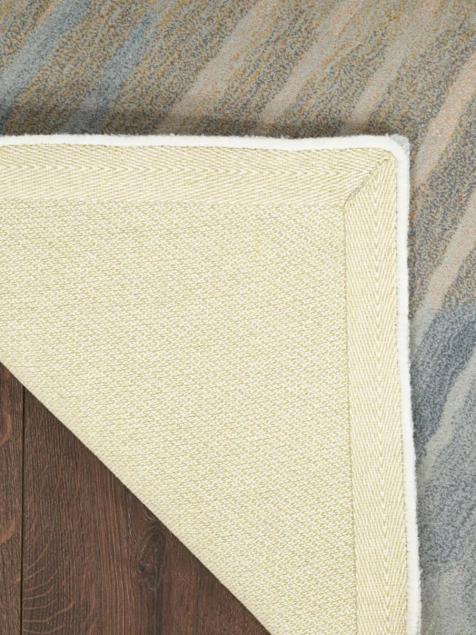 Handgeweven laagpolig vloerkleed Prismatic met hoog-laag effect^Rama Carpets Sale