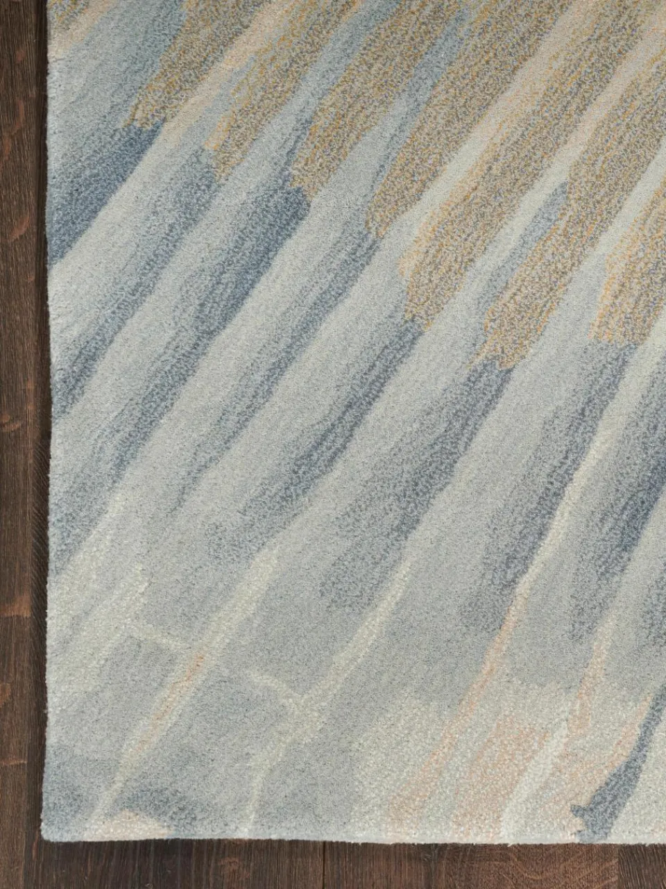 Handgeweven laagpolig vloerkleed Prismatic met hoog-laag effect^Rama Carpets Sale