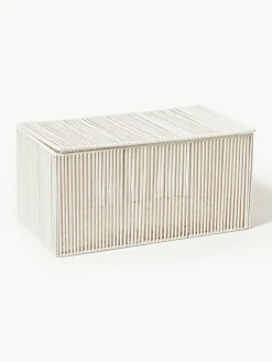 Handgeweven opbergdozen Gabe van touw, 2-delig^Westwing Collection Fashion