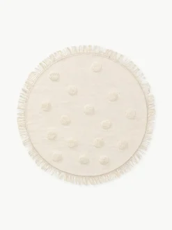 Handgeweven rond kindervloerkleed Carlson van wol^Benuta Hot
