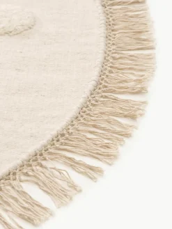 Handgeweven rond kindervloerkleed Carlson van wol^Benuta Hot