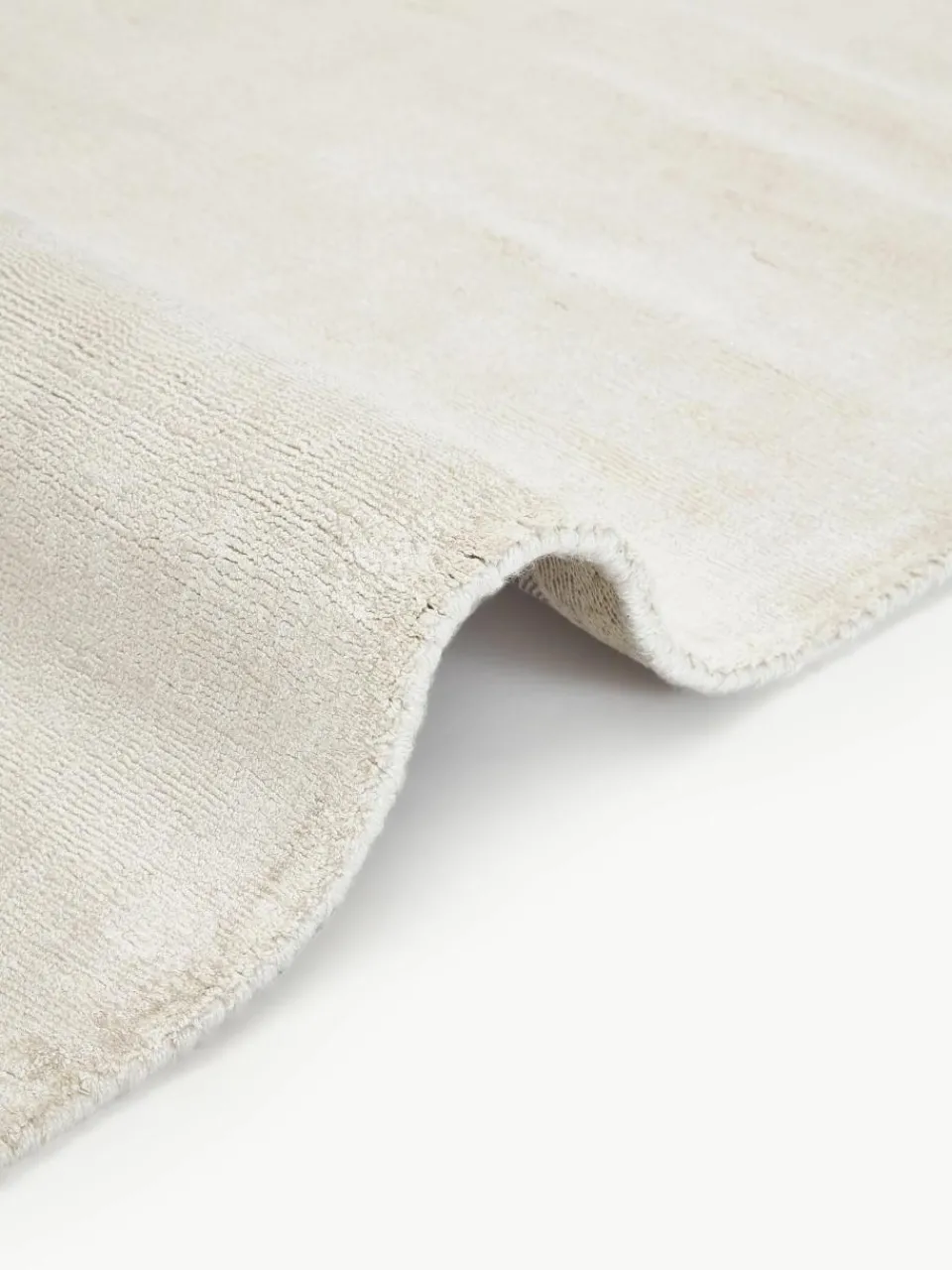Handgeweven viscose vloerkleed Jane^Westwing Collection Outlet