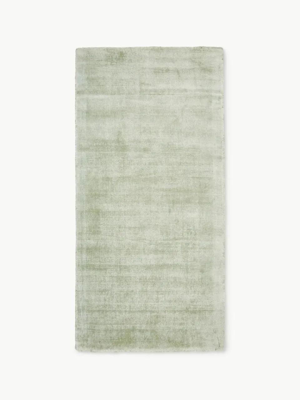 Handgeweven viscose vloerkleed Jane^Westwing Collection Hot