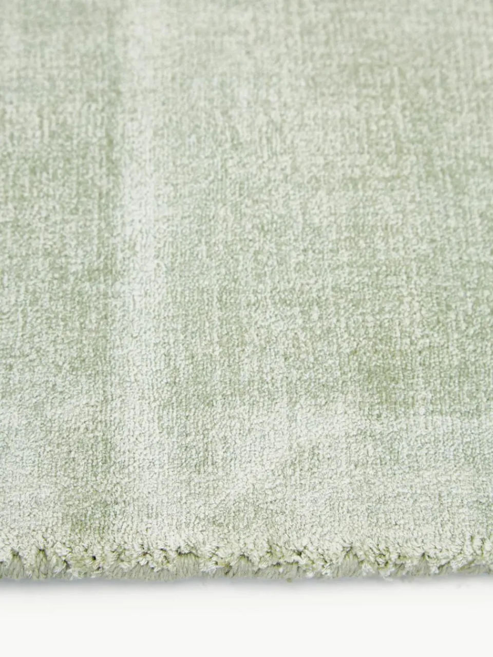 Handgeweven viscose vloerkleed Jane^Westwing Collection Hot