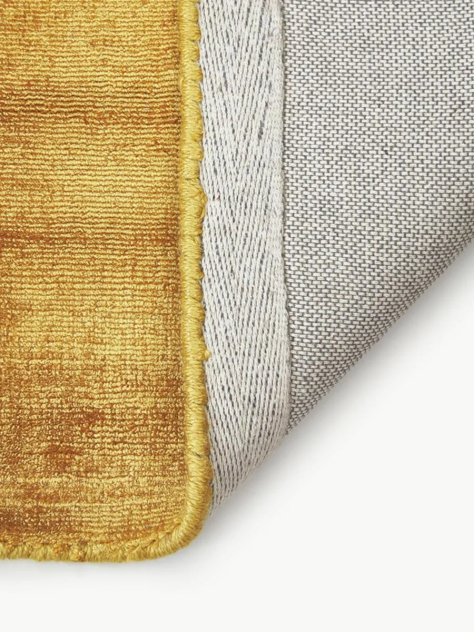 Handgeweven viscose vloerkleed Jane^Westwing Collection Discount