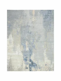 Handgeweven viscose vloerkleed Silk Shadows^Rama Carpets Best