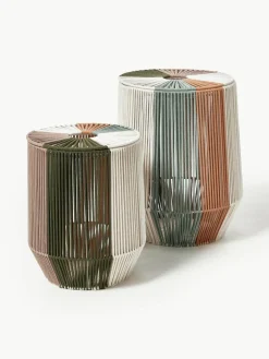 Handgeweven wasmanden Gabe van touw, 2-delig^Westwing Collection Clearance
