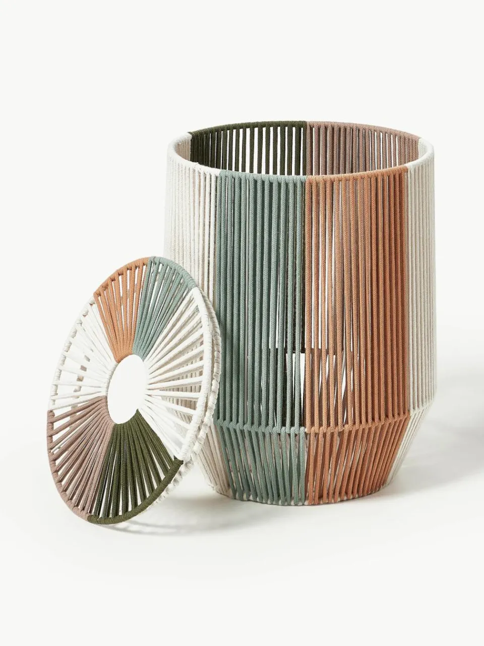 Handgeweven wasmanden Gabe van touw, 2-delig^Westwing Collection Clearance