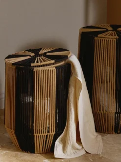 Handgeweven wasmanden Gabe van touw, 2-delig^Westwing Collection Sale