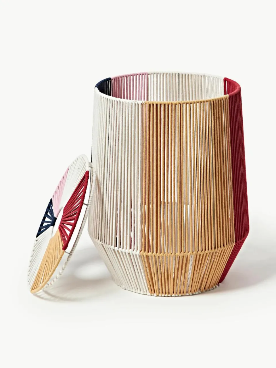 Handgeweven wasmanden Gabe van touw, 2-delig^Westwing Collection Hot