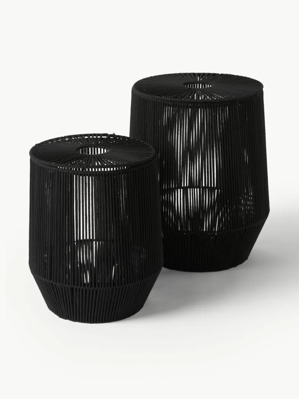 Handgeweven wasmanden van touw, 2-delig^Westwing Collection Clearance