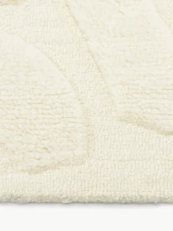 Handgeweven wollen vloerkleed Clio met hoog-laag structuur^Westwing Collection Hot