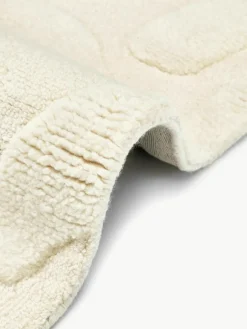 Handgeweven wollen vloerkleed Clio met hoog-laag structuur^Westwing Collection Hot
