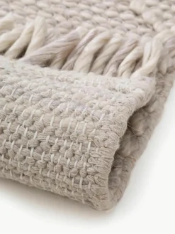 Handgeweven wollen vloerkleed Daphne^Benuta Discount