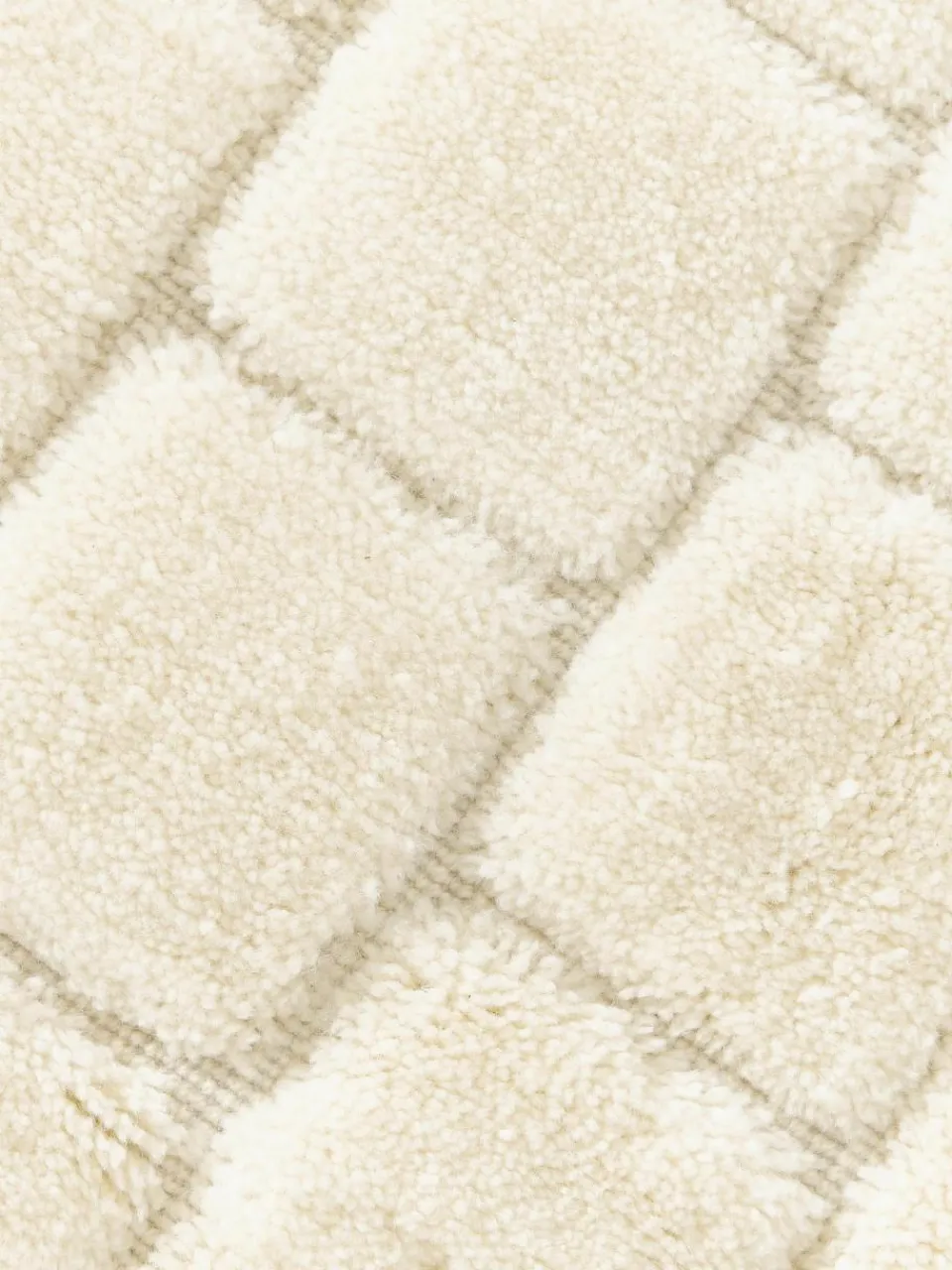 Handgeweven wollen vloerkleed Adley met hoog-laag structuur^Westwing Collection Clearance
