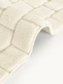 Handgeweven wollen vloerkleed Adley met hoog-laag structuur^Westwing Collection Clearance