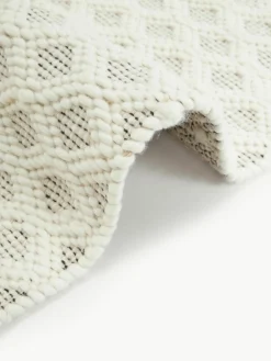 Handgeweven wollen vloerkleed Inar^Westwing Collection Hot