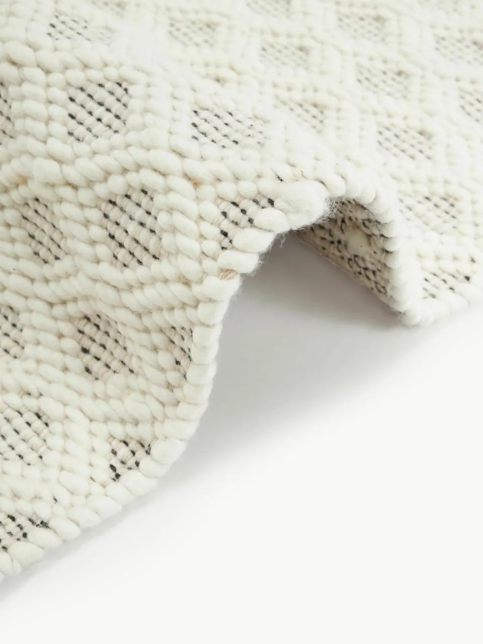 Handgeweven wollen vloerkleed Inar^Westwing Collection Hot