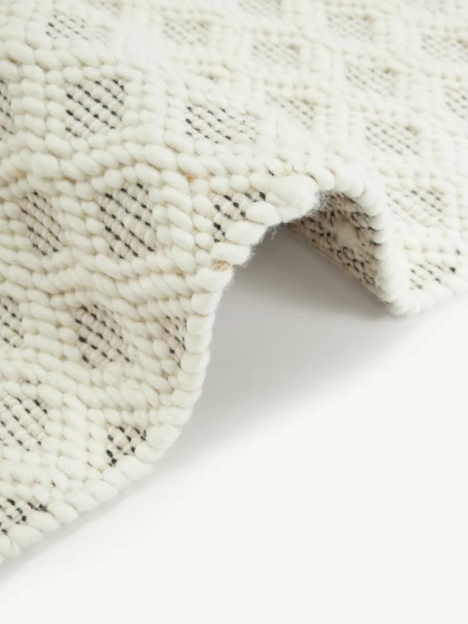 Handgeweven wollen vloerkleed Inar^Westwing Collection Hot