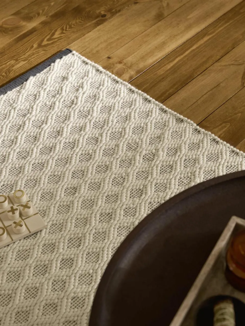 Handgeweven wollen vloerkleed Inar^Westwing Collection Hot