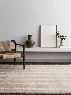 Handgeweven wollen vloerkleed Fjord^Nordic Knots Fashion