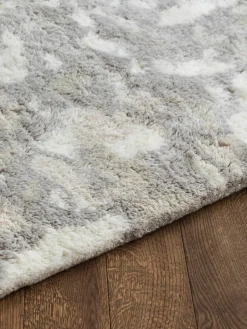 Handgeweven wollen vloerkleed Archipelago^Nordic Knots Hot