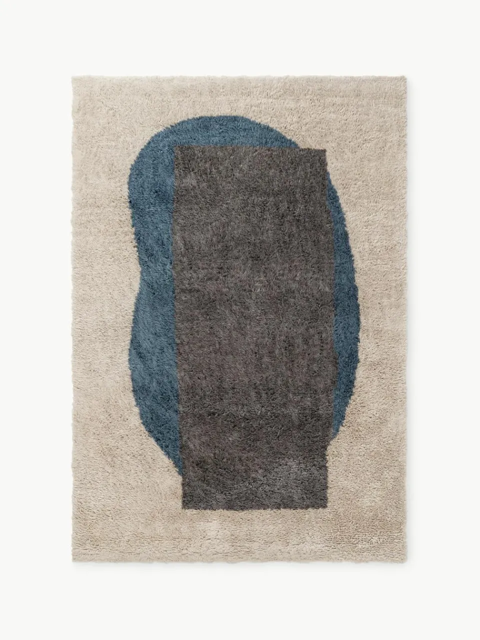 Handgeweven wollen vloerkleed Monolith^Nordic Knots Discount