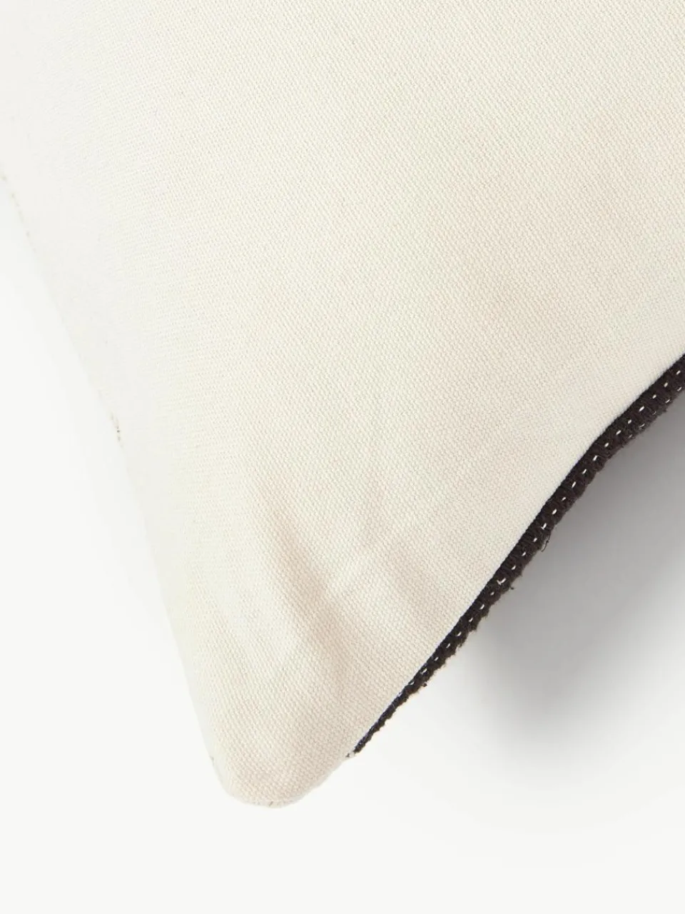 Handgeweven XL kussen Asta met geometrisch patroon^Westwing Collection Sale