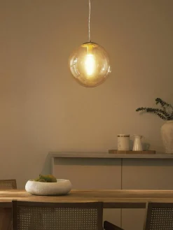 Hanglamp Bao van glas^Westwing Collection New