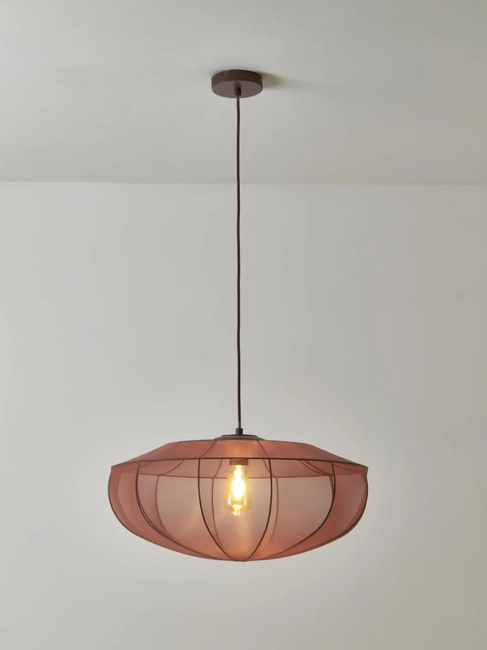 Hanglamp Beau van netstof^Westwing Collection Online