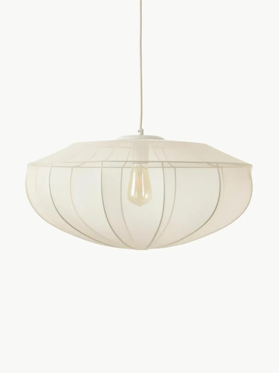 Hanglamp Beau van netstof^Westwing Collection Fashion