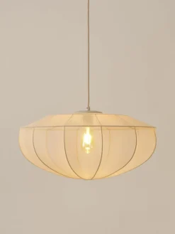 Hanglamp Beau van netstof^Westwing Collection Fashion