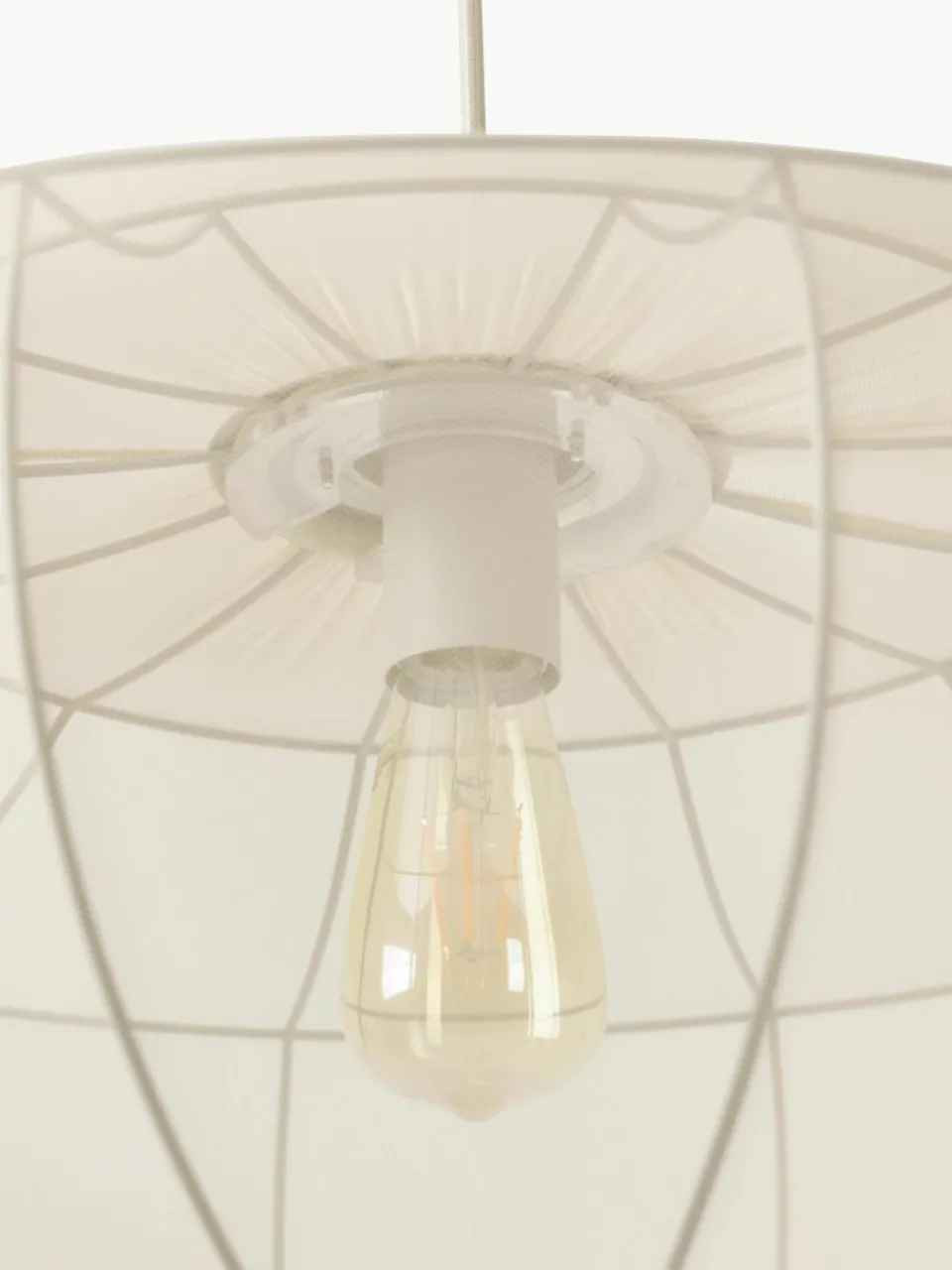 Hanglamp Beau van netstof^Westwing Collection Fashion