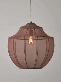 Hanglamp Beau van netstof^Westwing Collection Fashion