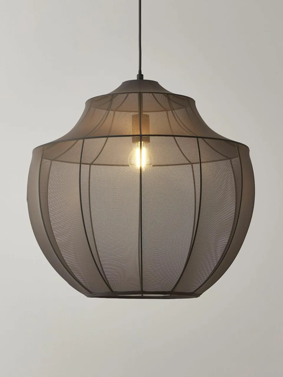 Hanglamp Beau van netstof^Westwing Collection Best
