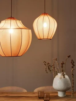 Hanglamp Beau van netstof^Westwing Collection Clearance