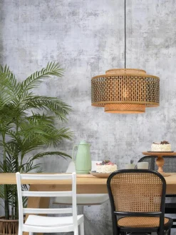 Hanglamp Bhutan van bamboehout^Good & Mojo Clearance
