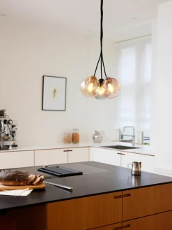 Hanglamp Bubbles van glas, in verschillende formaten^Westwing Outlet