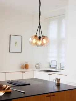 Hanglamp Bubbles van glas, in verschillende formaten^Westwing New