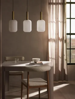 Hanglamp Candela van opaalglas^Westwing Collection Online