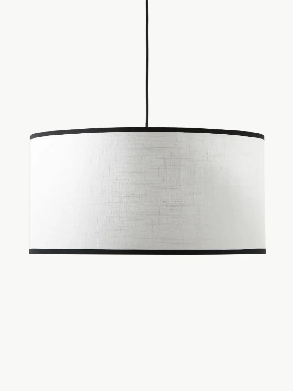 Hanglamp Claudette met linnen lampenkap^Westwing Collection Online