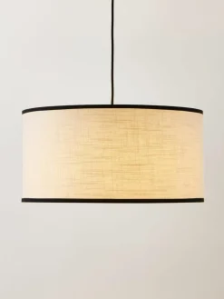 Hanglamp Claudette met linnen lampenkap^Westwing Collection Online