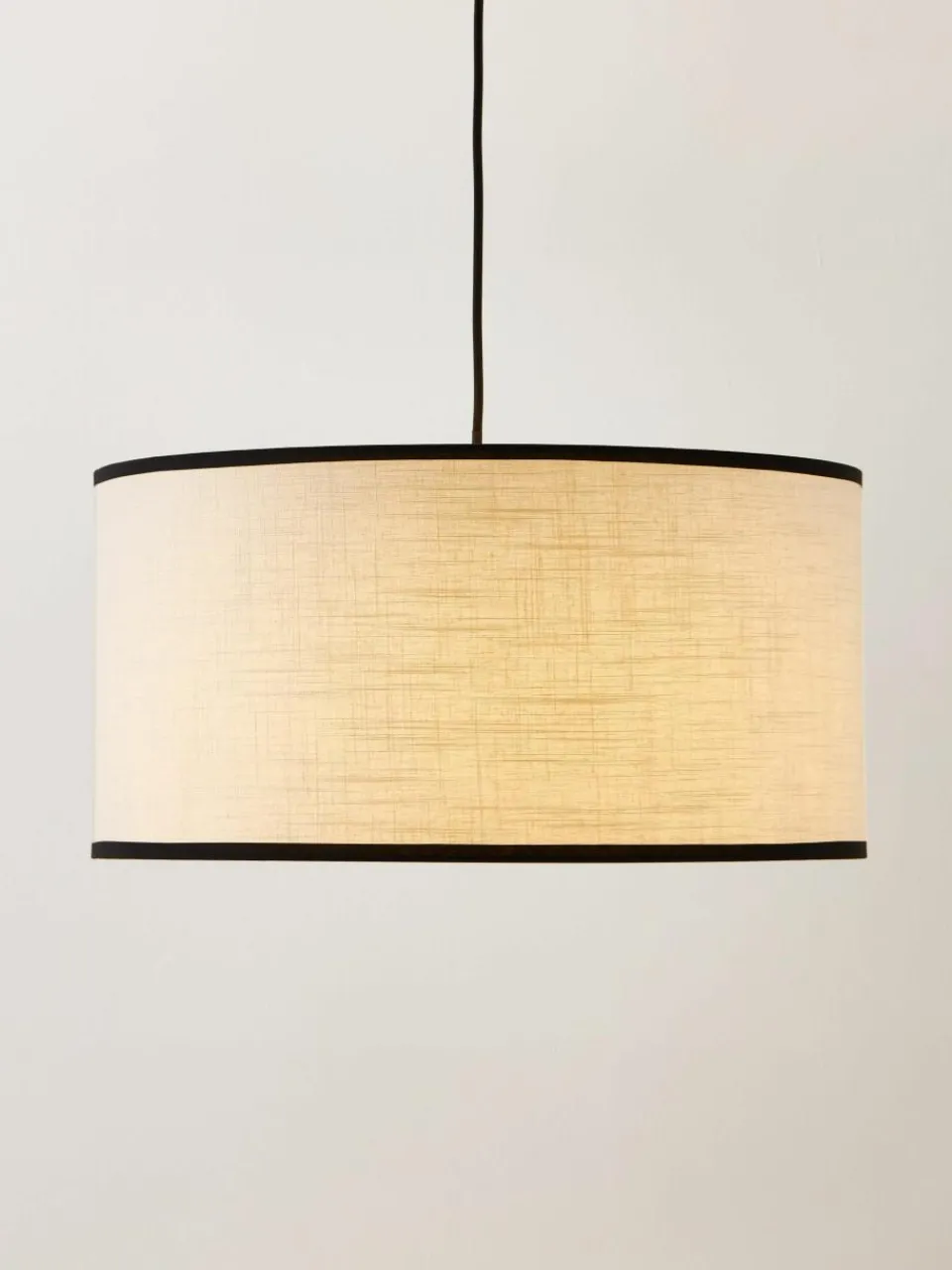 Hanglamp Claudette met linnen lampenkap^Westwing Collection Online